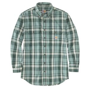Carhartt FR Force Rugged Flex Plaid Work Shirt - 3XL Tall - NWT
